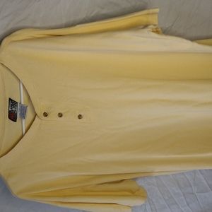 PRO Active XLarge 100% Cotton Yellow Mens Shirt
